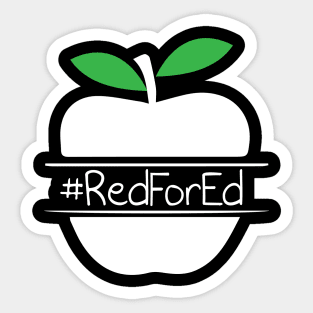 Arizona teacher protest red Sticker